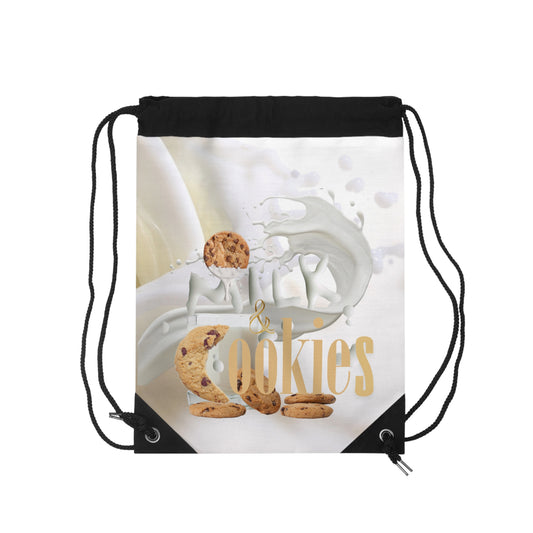 Drawstring Bag – Milk & Cookies