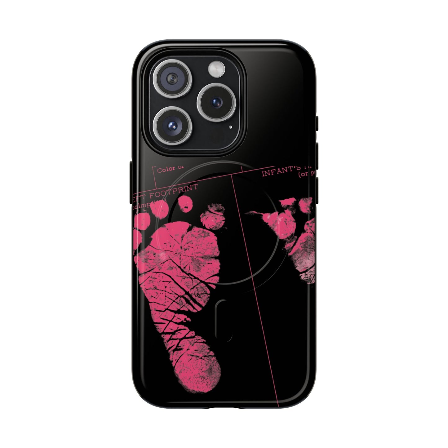 Protective Magnetic Phone Case – Mom’s Little Pink Footprints