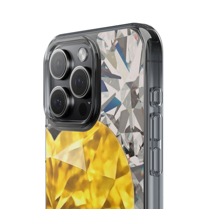Clear Phone Case – Heart of Gold