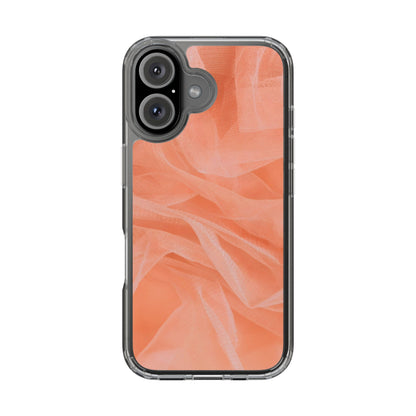 Clear Phone Case – Coral Veil