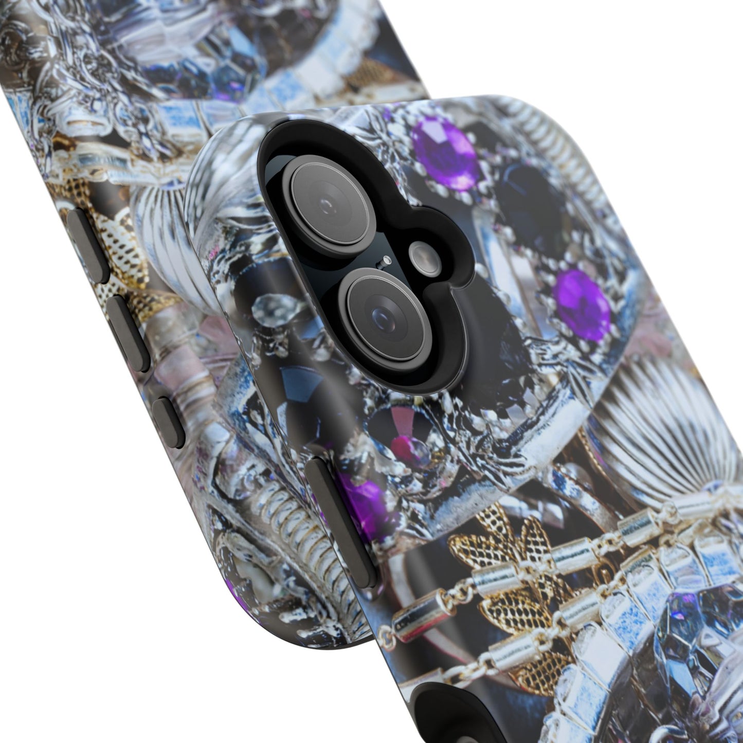 Wireless-Charging Compatible Case – Chrome Jewel