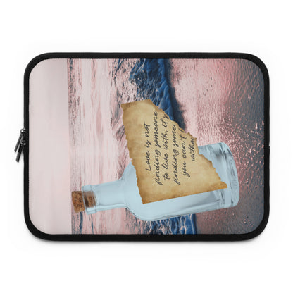Neoprene Laptop Sleeve – Written in the Tide