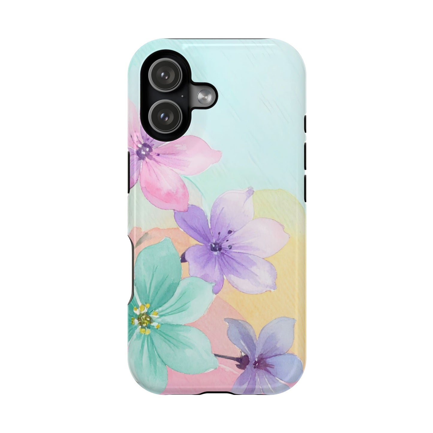 Wireless-Charging Compatible Case – Water Petal