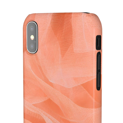 Snap Phone Case – Coral Veil