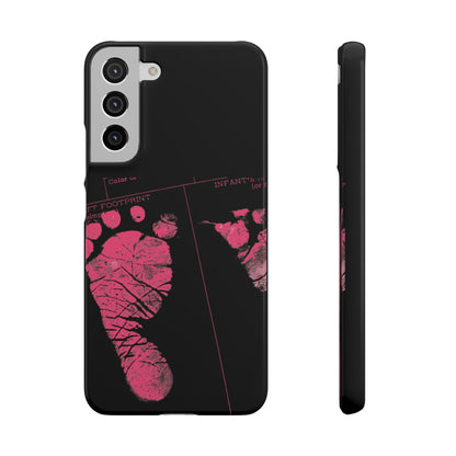 Snap Phone Case – Mom’s Little Pink Footprints