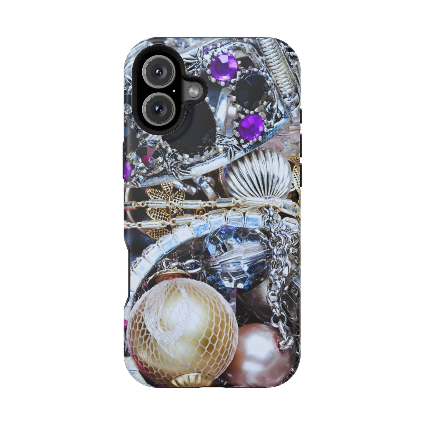 Wireless-Charging Compatible Case – Chrome Jewel