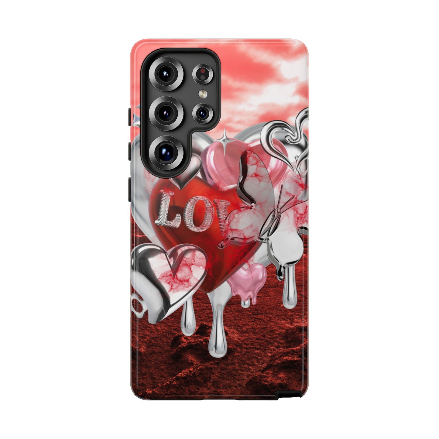Protective Phone Case – Chrome Love