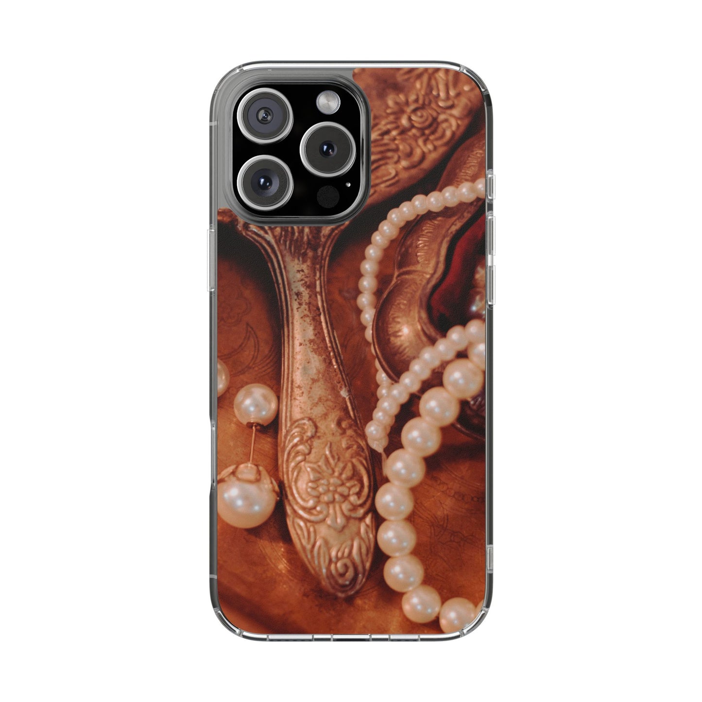 Clear Phone Case – Bronze Vanity