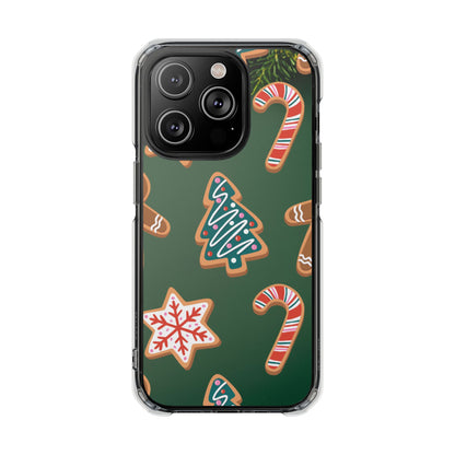 Clear Magnetic Phone Case – Cookie Season – Compatible with iPhone 14–17 Series