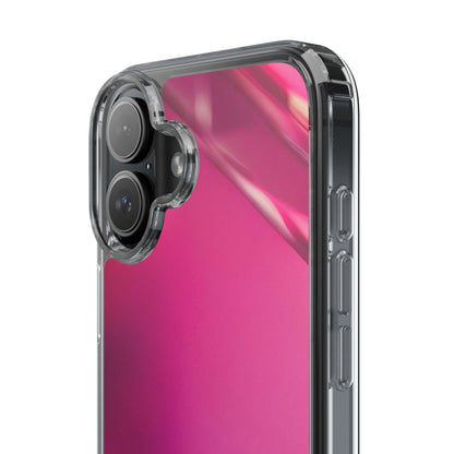 Clear Phone Case – Magenta Motion