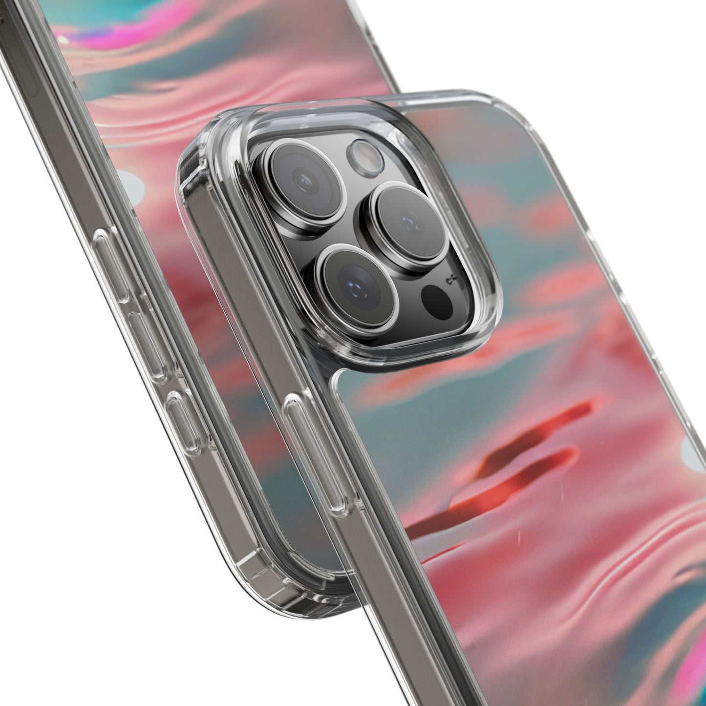 Clear Phone Case – Liquid Sunset