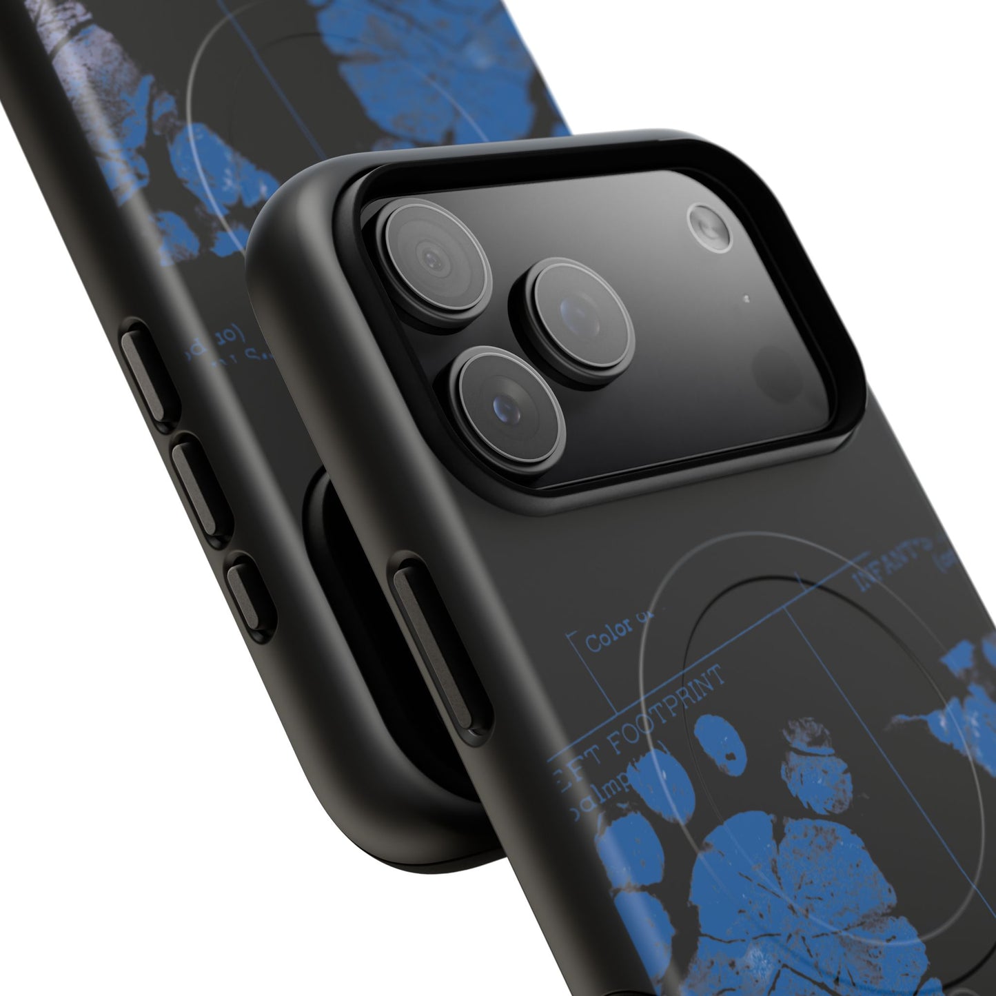 Protective Magnetic Phone Case – Mom’s Little Blue Footprints