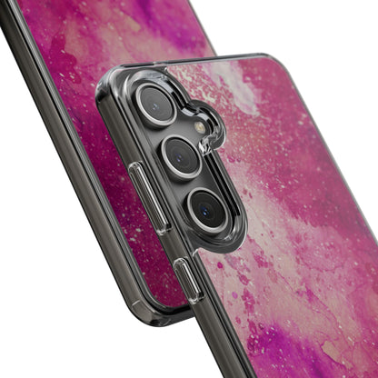 Clear Phone Case – Spilled Wine