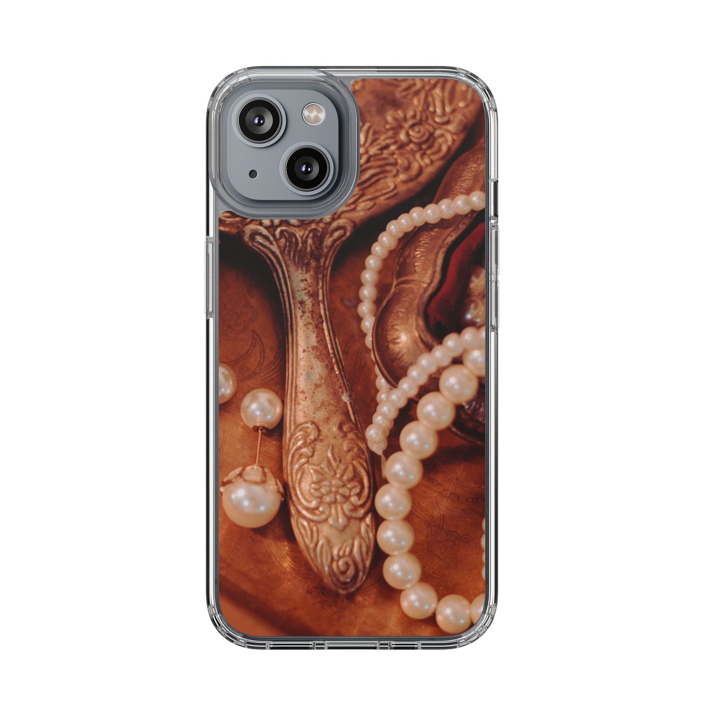 Clear Phone Case – Bronze Vanity