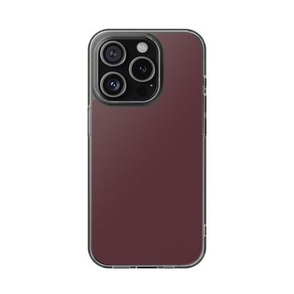 Clear Phone Case – Mulled Wine – Compatible with iPhone 13–17 & Samsung Galaxy S25–S26 Series