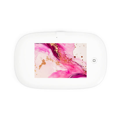 UV Phone Sanitizer with Wireless Charging – Blush & Burn