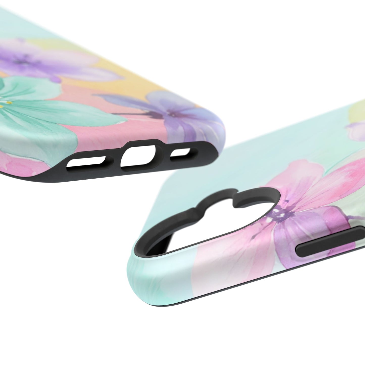 Impact-Resistant Phone Case – Water Petal
