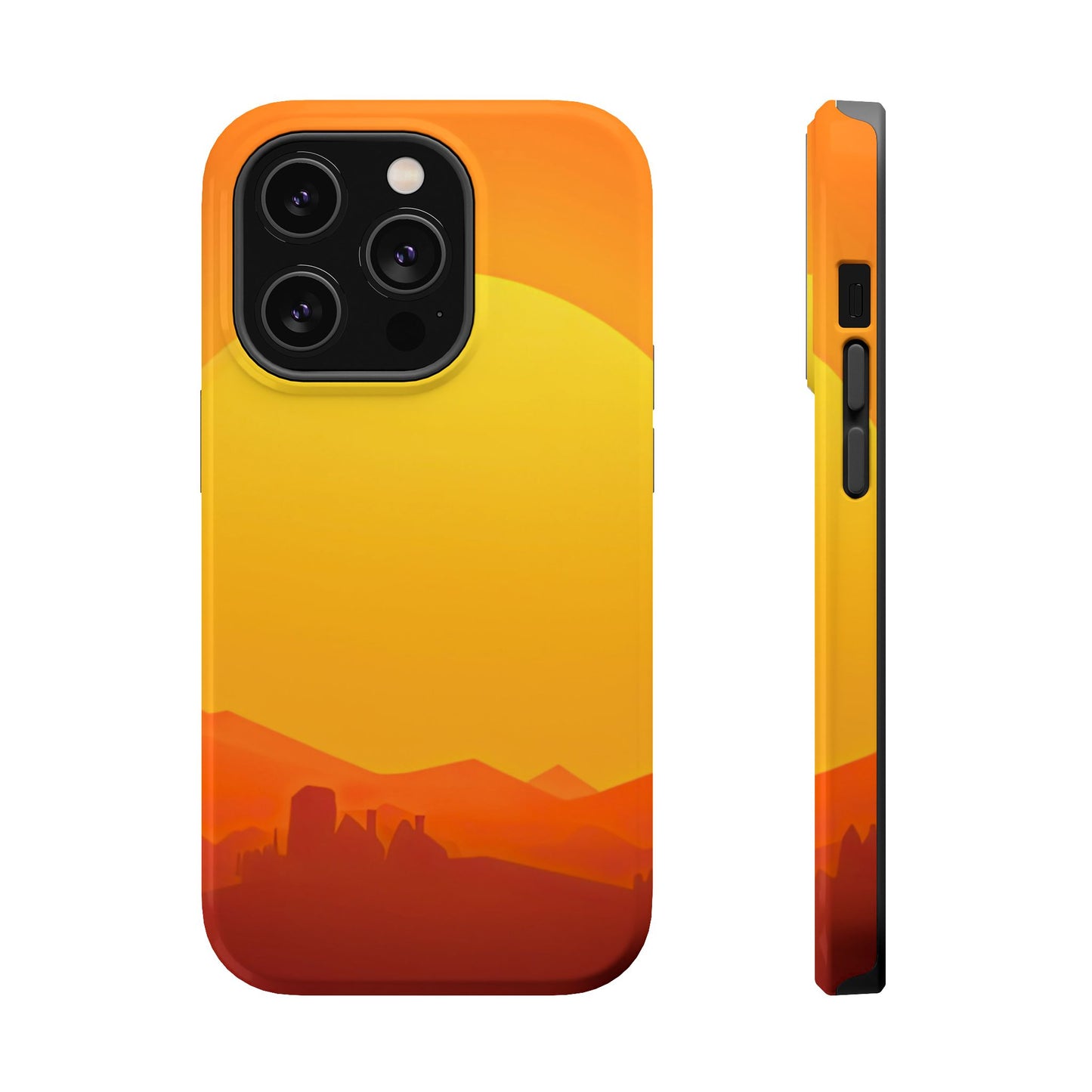Wireless-Charging Compatible Case – Desert Sunrise