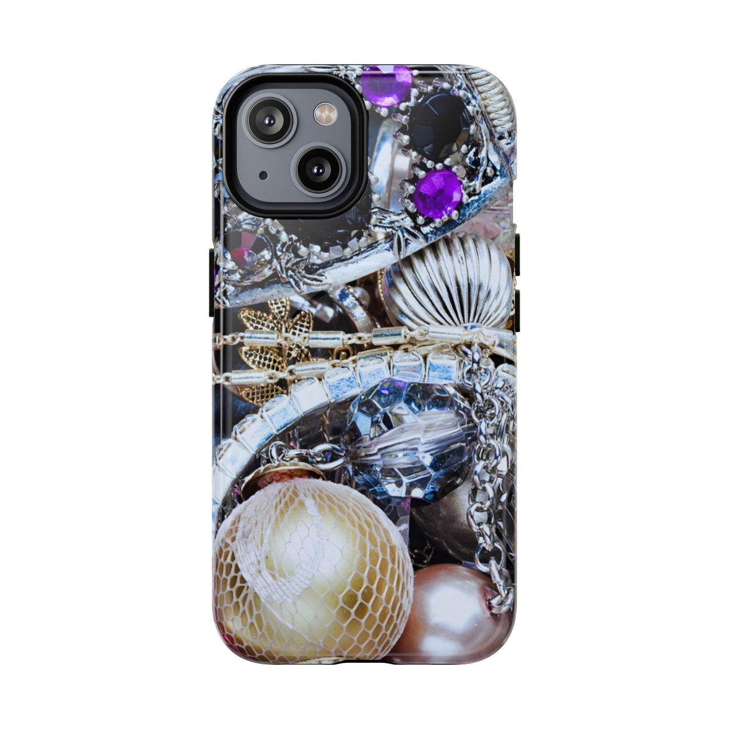 Protective Magnetic Phone Case – Chrome Jewel