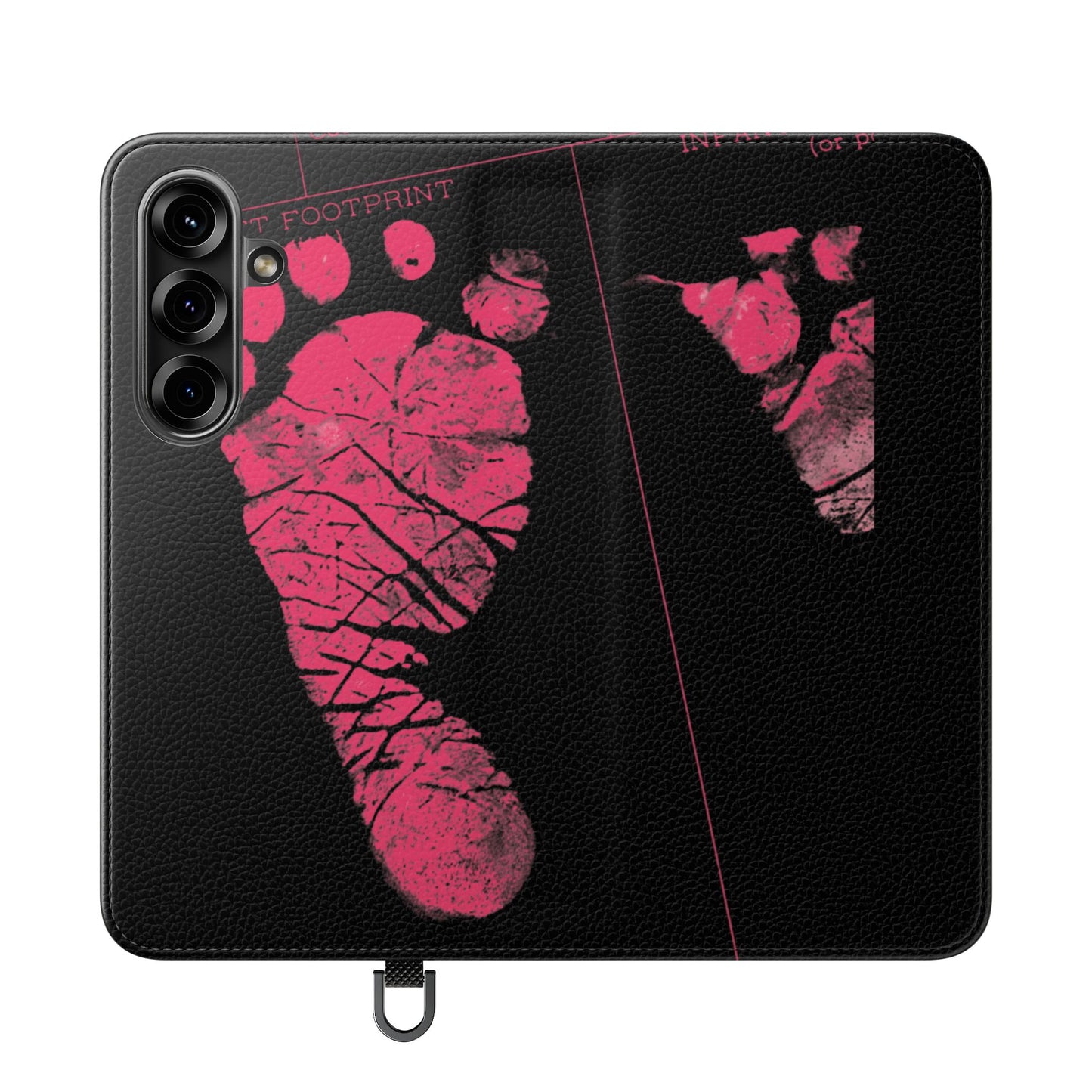 Flip Case – Mom’s Little Pink Footprints