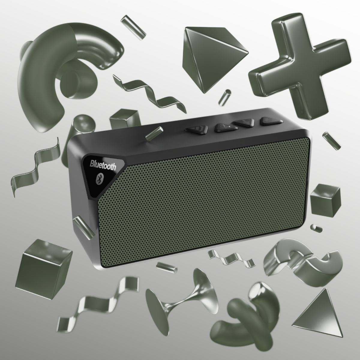 Portable Bluetooth Speaker – Cabin Green