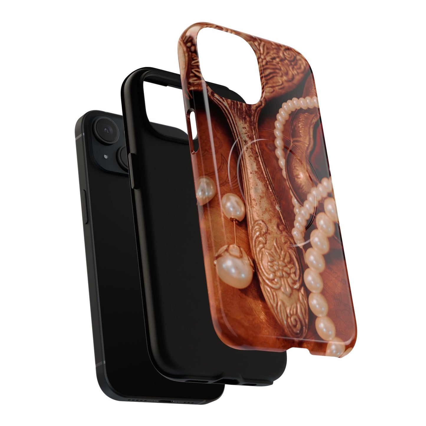 Protective Magnetic Phone Case – Bronze Vanity