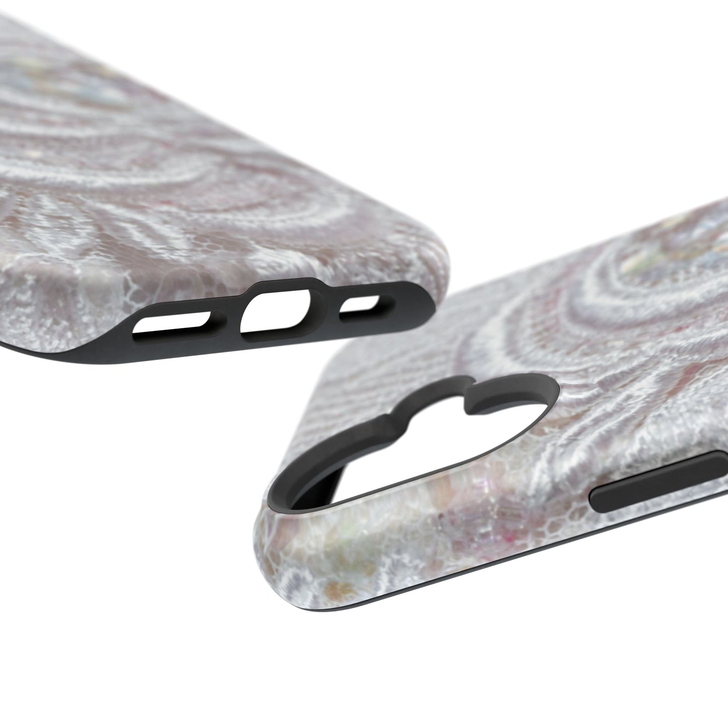 Wireless-Charging Compatible Case – Lace Veil