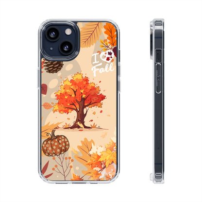 Clear Phone Case – Fall in Love