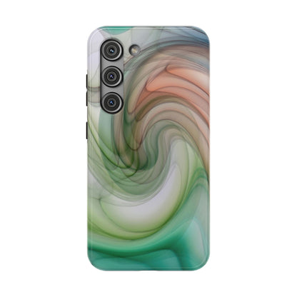 Impact-Resistant Phone Case – Marble Flow