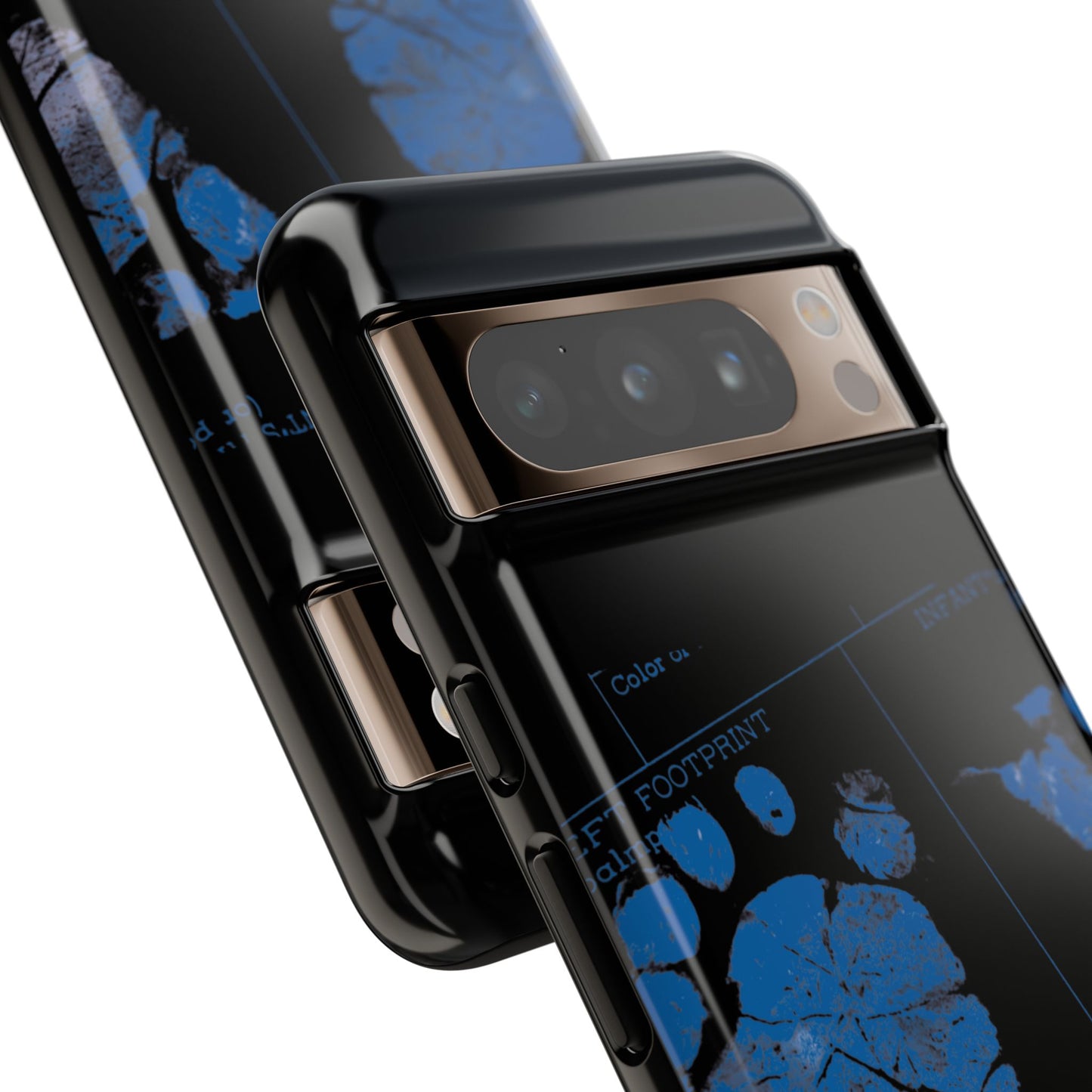 Protective Phone Case – Mom’s Little Blue Footprints