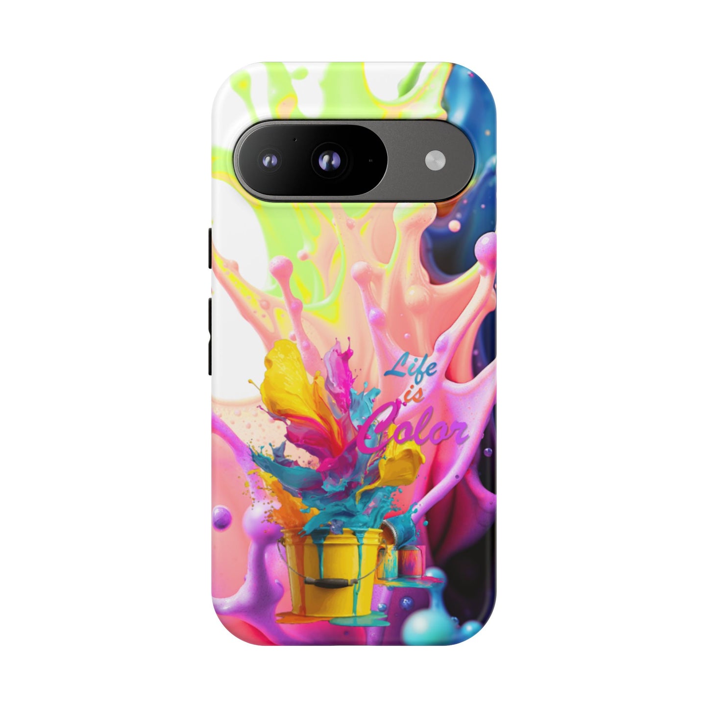 Color Splash Phone Case — “Life in Color” Protective Tough Case
