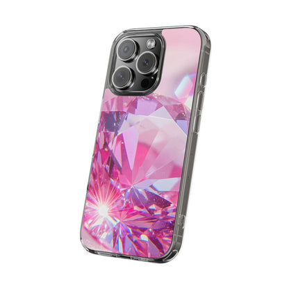 Clear Phone Case – Pink Ice