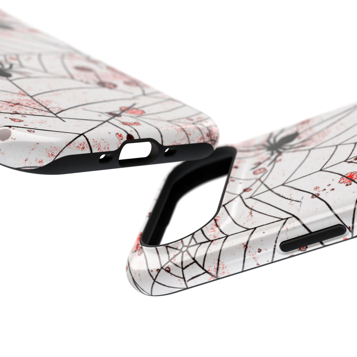 Impact-Resistant Phone Case – Blood Web