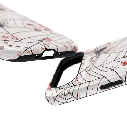 Impact-Resistant Phone Case – Blood Web