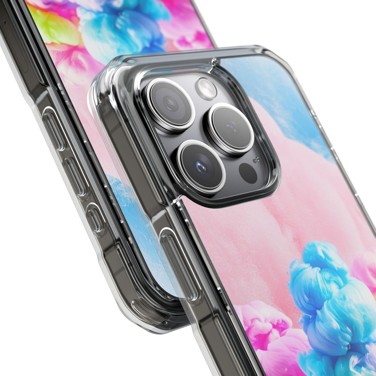 Clear Magnetic Phone Case – Cotton Candy Dream