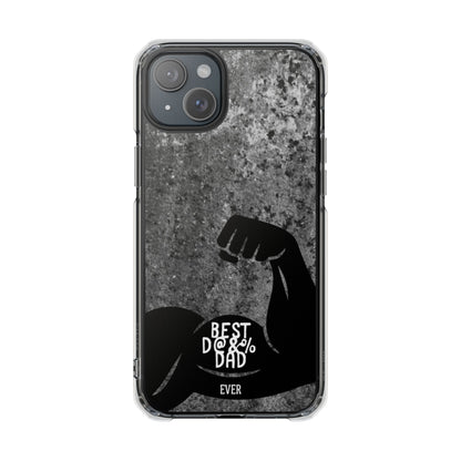 Clear Magnetic Phone Case – Best Dad Ever