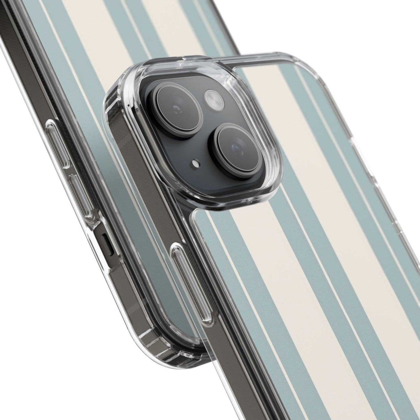 Clear Phone Case – Coastal Stripe