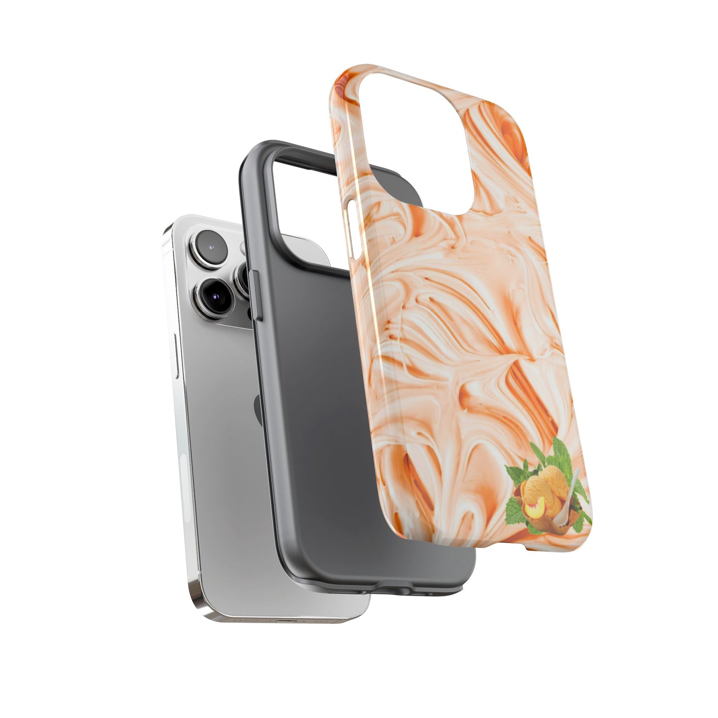 Protective Phone Case – Peach Sorbet