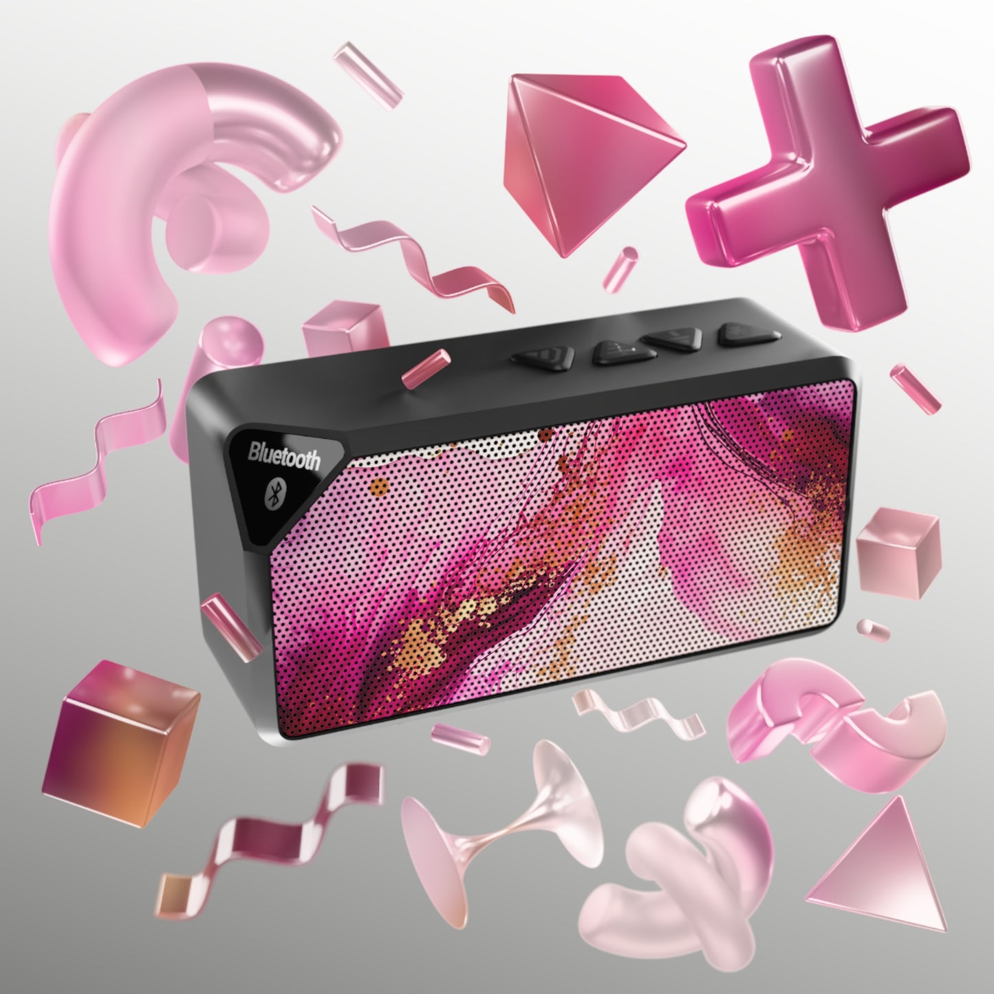 Portable Bluetooth Speaker – Blush & Burn