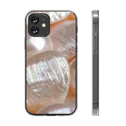 Clear Phone Case – Blush Pearl