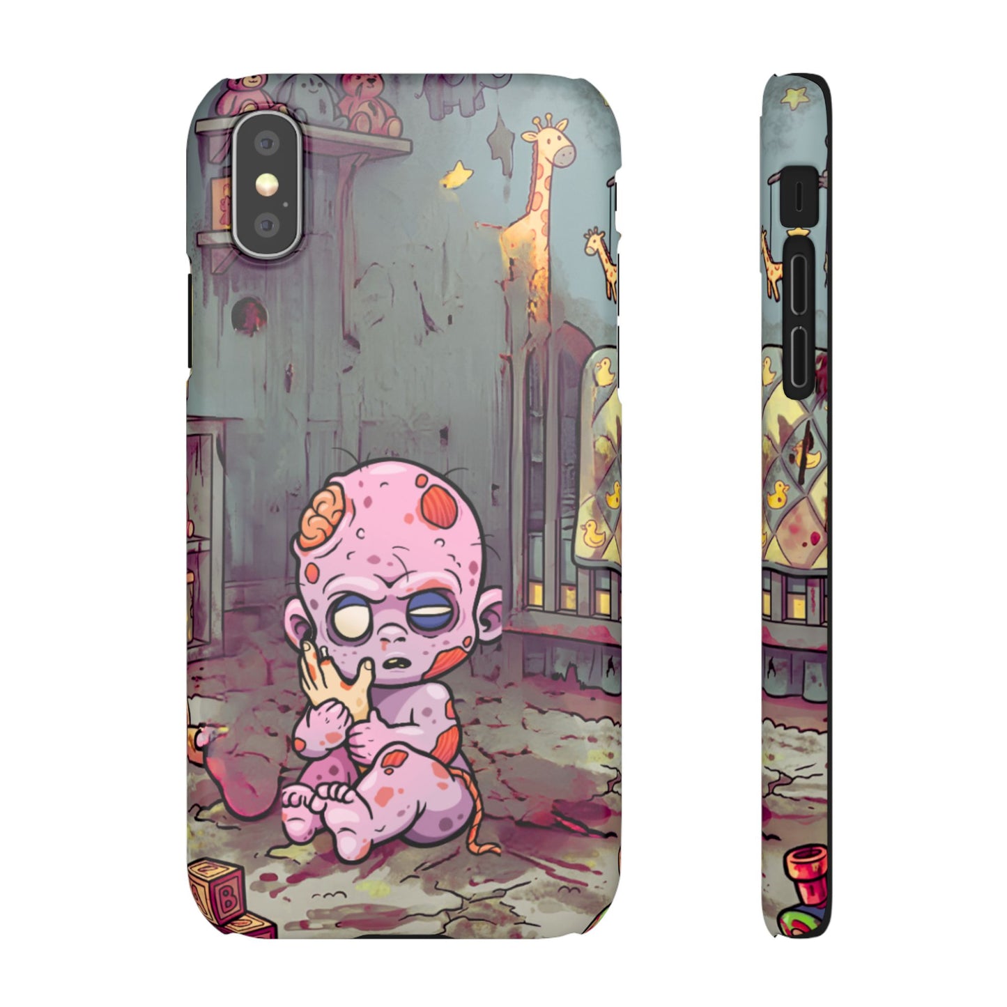 Phone Case — Creepy Cute Zombie Baby Nursery Design