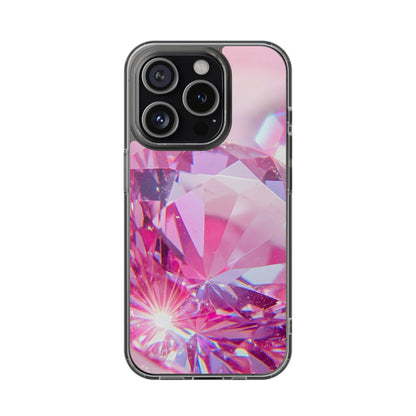 Clear Phone Case – Pink Ice