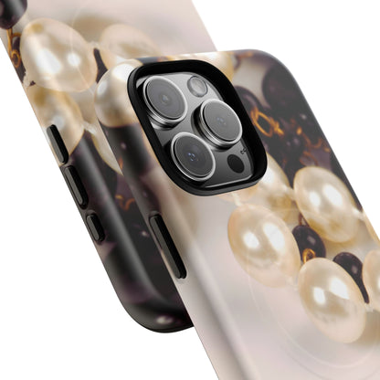 Protective Magnetic Phone Case – Noir Pearl