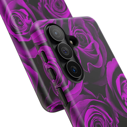 Protective Phone Case – Amethyst Roses