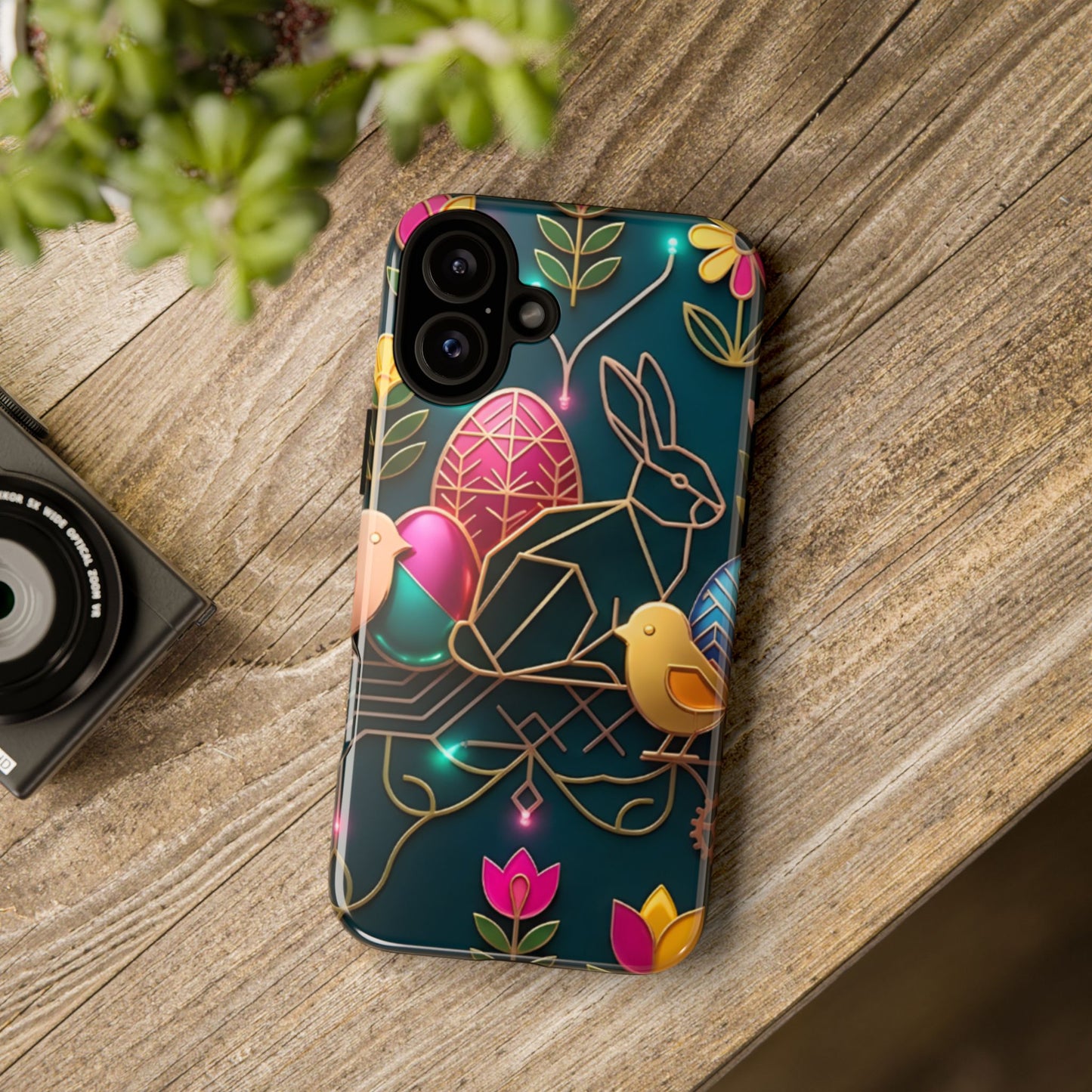 Protective Phone Case – Jeweled Garden