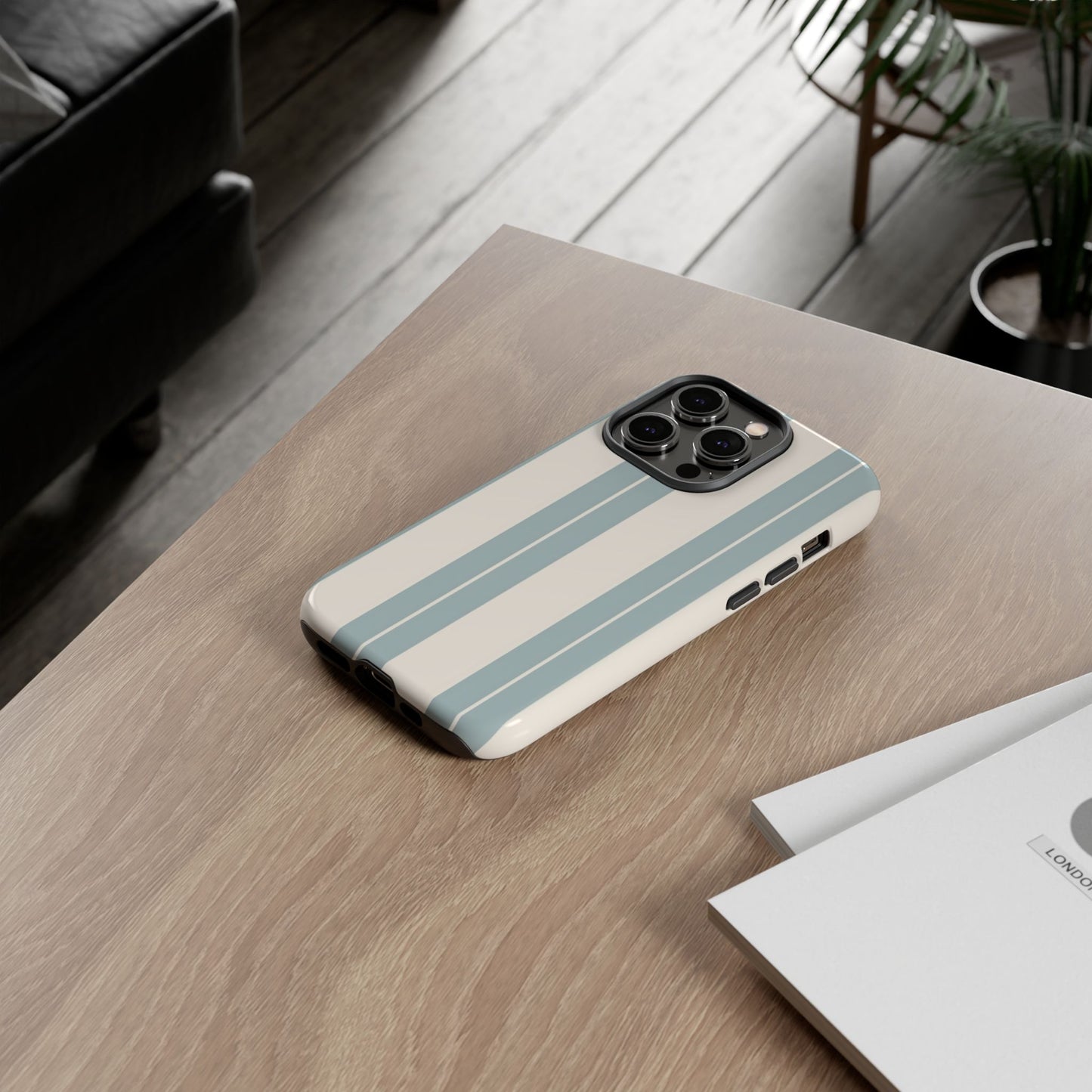 Protective Phone Case – Coastal Stripe