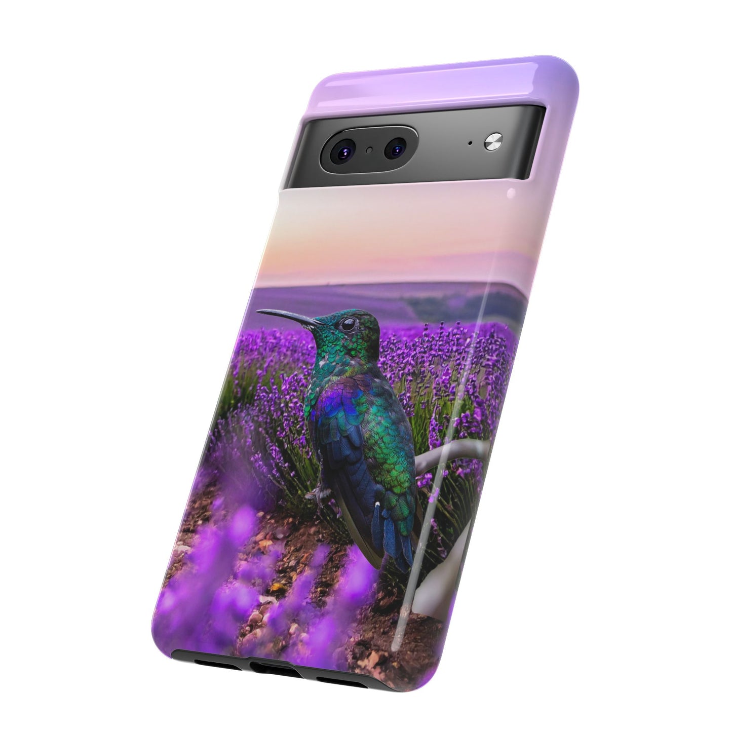Protective Phone Case – Hummingbird Reverie