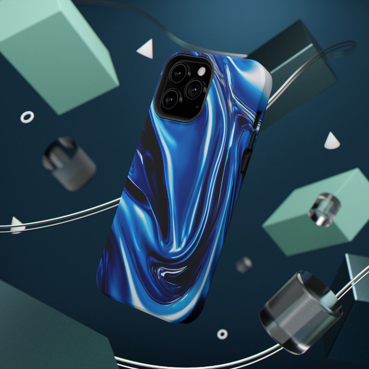 Impact-Resistant Phone Case – Midnight Surge