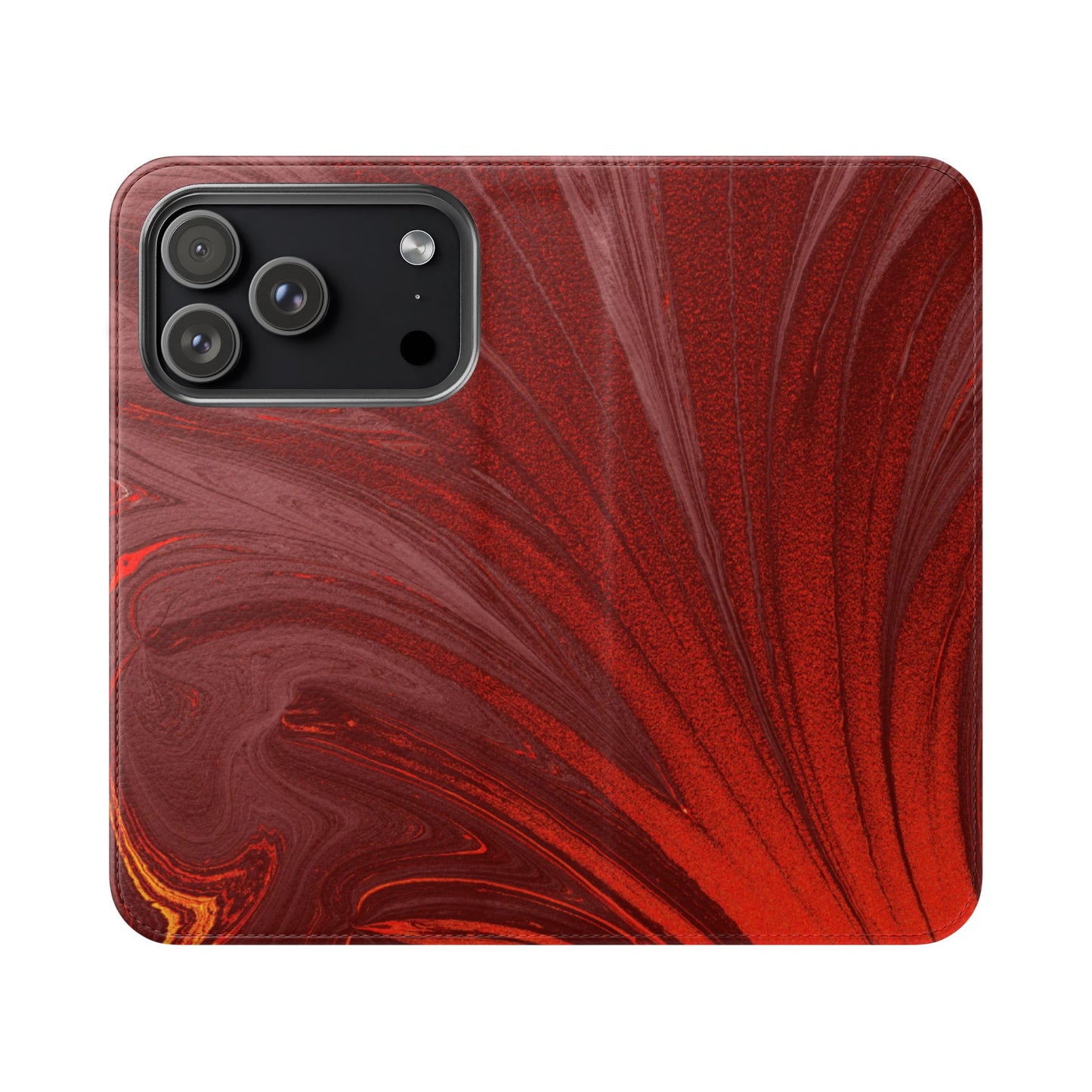 Flip Case – Crimson Current