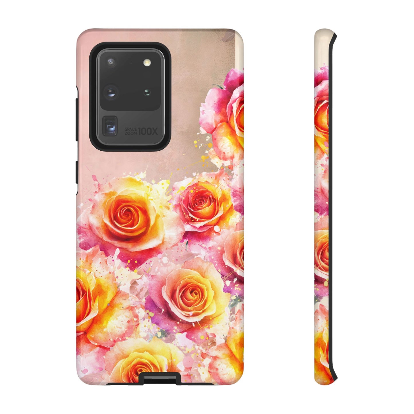 Protective Phone Case – Sunset Roses